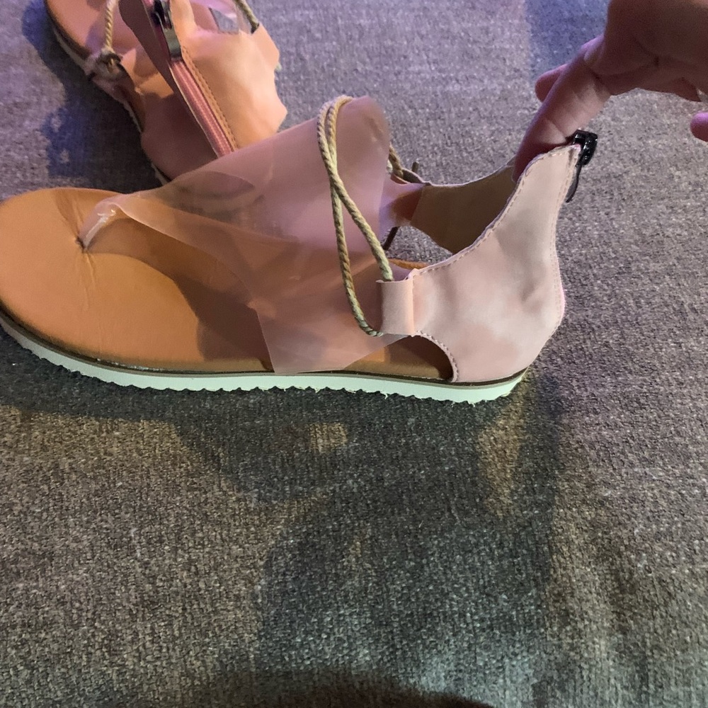 Pink sandals